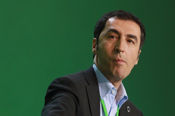 BERLIN, GERMANY - JUNE 25: Co-Chairman Cem Oezdemir of the German Greens Party attends an exceptional national convention of the party over nuclear energy on June 25, 2011 in Berlin, Germany. The Gree ...