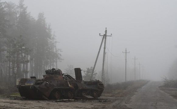 Russische Truppen ziehen sich aus Cherson zurück.