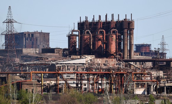 Im Stahlwerk Azovtal haben sich immer noch zahlreiche Ukrainer verschanzt.