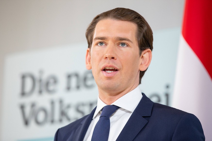 Wien 20.05.2019, Politische Akademie, Wien, AUT, OeVP, Presserklaerung von Sebastian Kurz, im Bild Sebastian Kurz (OeVP)// during media conference with Sebastian Kurz the peoples party at the Politisc ...