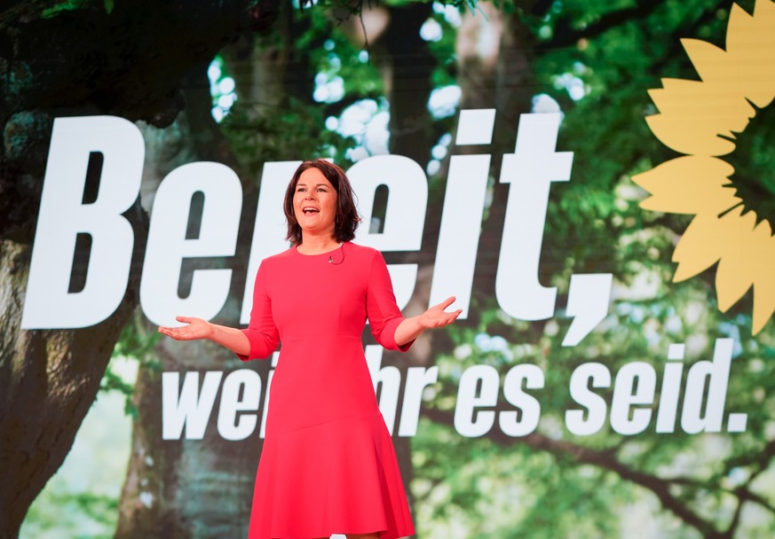 12.06.2021, Berlin: Annalena Baerbock, Kanzlerkandidatin und Bundesvorsitzende von B