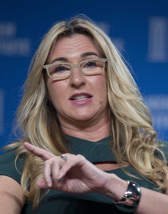 April 30, 2014 - Beverly Hills, CALIFORNIA, UNITED STATES OF AMERICA - Nancy Dubuc, President and CEO, A+E Networks during the 2014 Milken Institute Global Conference held Wednesday April 30, 2014 at  ...