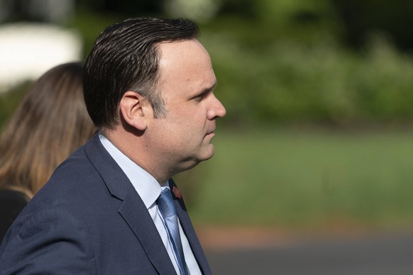 May 1, 2020 - Washington, DC, United States: Assistant to the President and Deputy Chief of Staff for Communications Dan Scavino departs the White House accompanying United States President Donald Tru ...