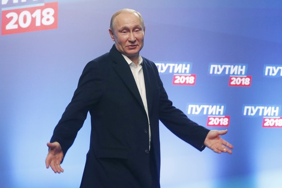 Wladimir Putin bleibt für sechs weitere Jahre Russlands Präsident.