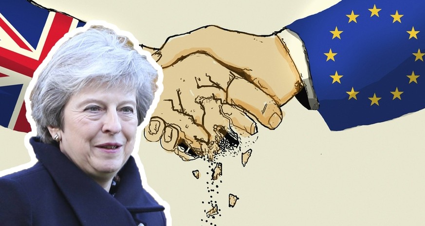 Die Premierministerin Theresa May kämpft dafür, dass das britische Parlament an diesem Dienstag dem Brexit-Abkommen zustimmt.