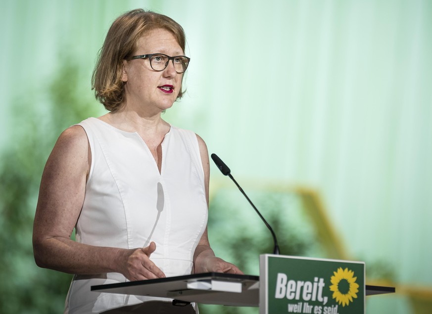 Lisa Paus, aufgenommen im Rahmen des digitalen Parteitages von BUENDNIS 90/DIE GRUENEN in Berlin. 12.06.2021.