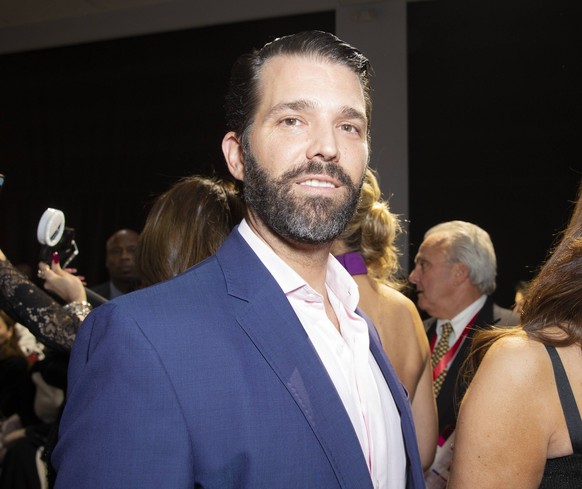 USA: Zang Toi Fall/Winter 2019 front row/bacstage Donald Trump Jr. attends runway for Zang Toi Fall/Winter collection during New York Fashion Week at Spring Studios New York New York United States Spr ...