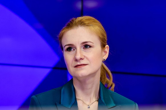 May 15.2023. Russia. Moscow. Member of the State Duma Committeenon International Affairs of the Russian Federation Maria Butina during the presentation of the book. PetrovxSergey