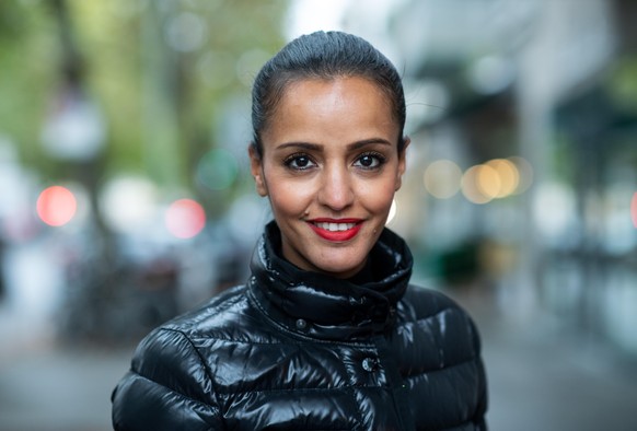 Sawsan Chebli (SPD) steht auf der Wilmersdorfer Straße in Charlottenburg. Die bisherige Berliner Staatssekretärin für Bund-Länder-Koordination will für den Kreisverband Charlottenburg-Wilmersdorf als ...