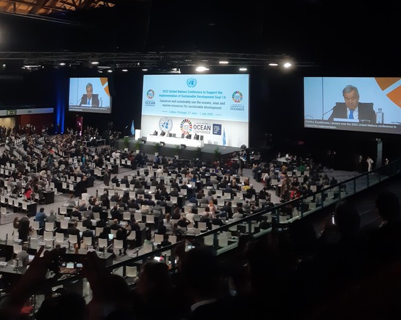 UN Ozeankonferenz 2022 in Lissabon, Portugal