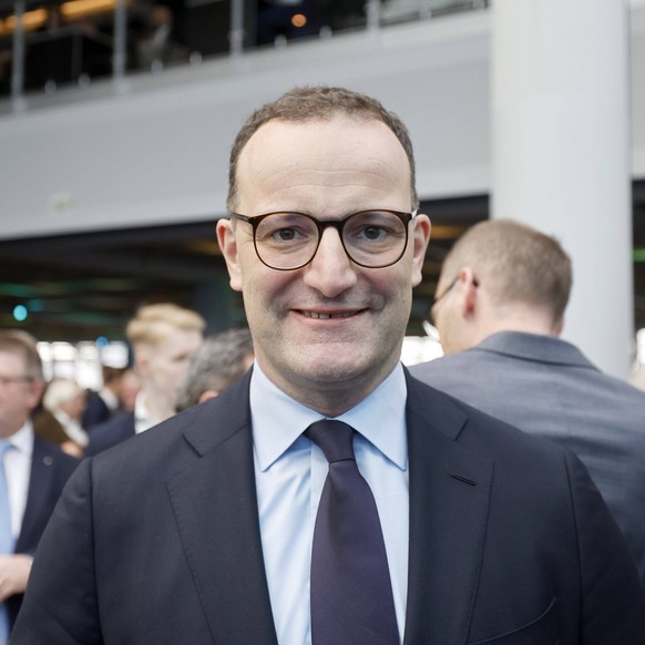 Politiker Jens Spahn CDU beim Neujahrsempfang der NRW CDU in der Düsseldorfer Station Airport am Düsseldorfer Flughafen. Düsseldorf, 18.01.2025 NRW Deutschland *** Politician Jens Spahn CDU at the New ...