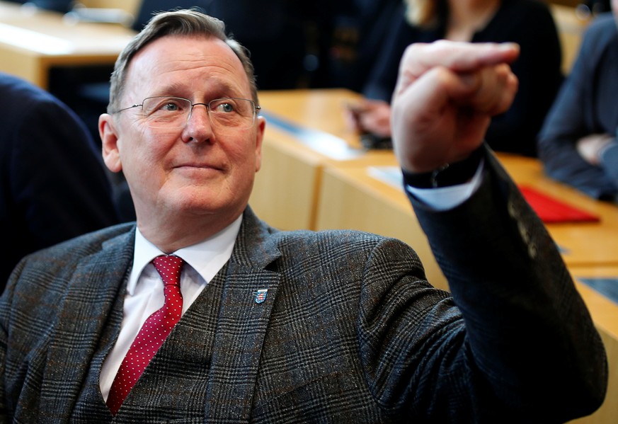 Nein, einen "Klo-Deal" gab es nicht: Bodo Ramelow, abgewählter Mininsterpräsident von Thüringen, sieht sich zu einem Dementi gezwungen.