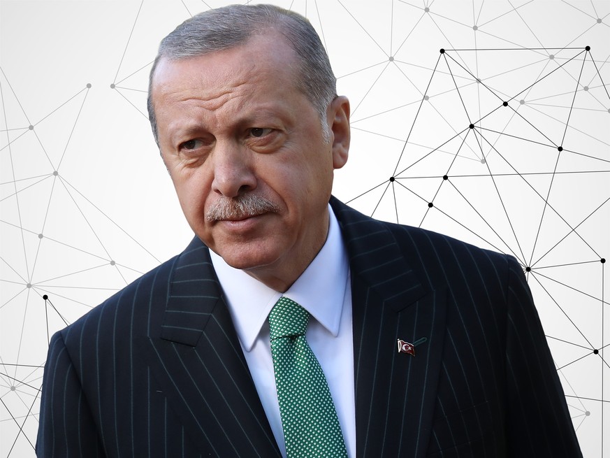 Der türkische Staatspräsident Erdogan. 