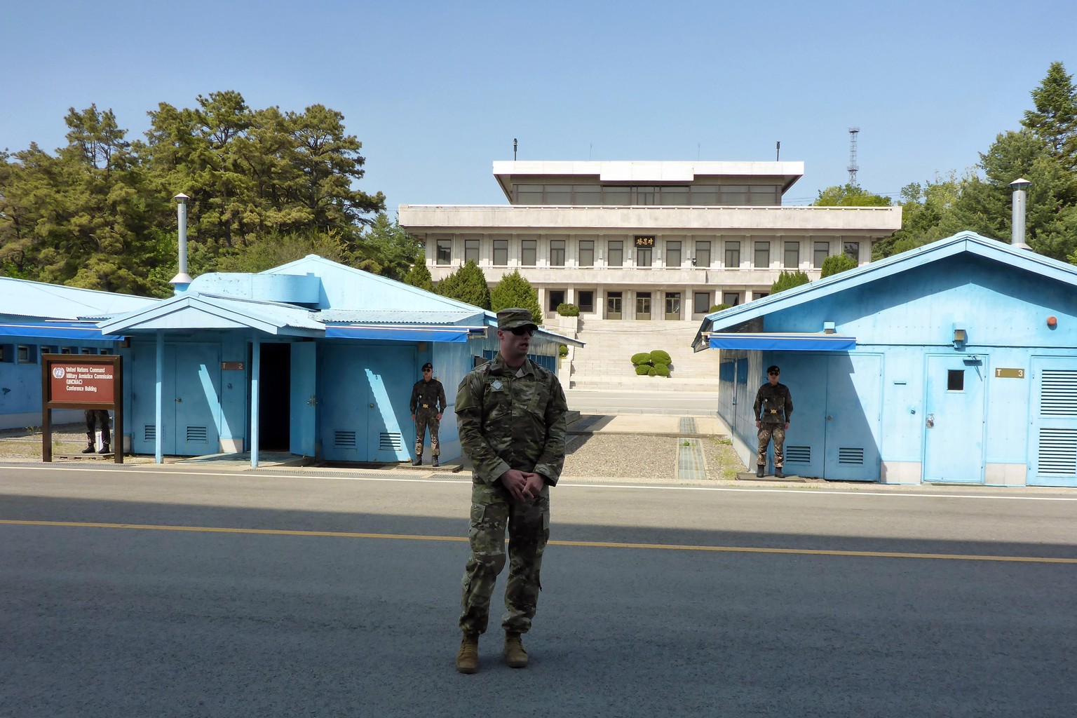 Die entmilitarisierte Zone von Nord-und Südkorea.