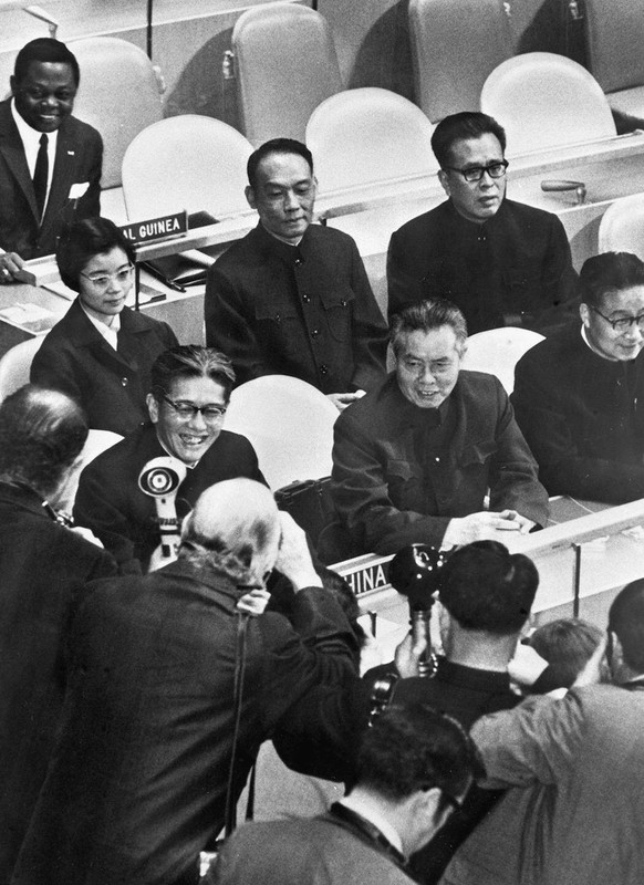 Die Uno-Delegation der Volksrepublik konnte 1971 den Sitz Chinas übernehmen.