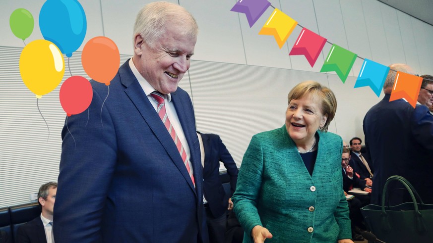 Können sich freuen: Horst Seehofer und Angela Merkel