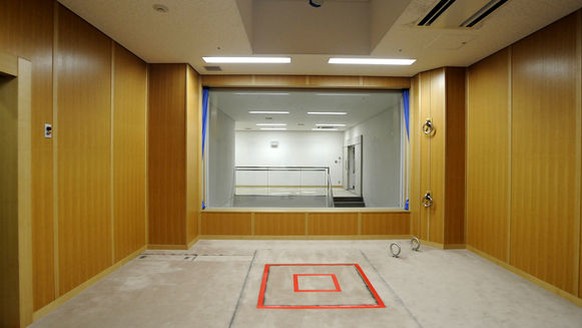 Ein Blick in den Todestrakt eines Gefängnisses in Tokio.