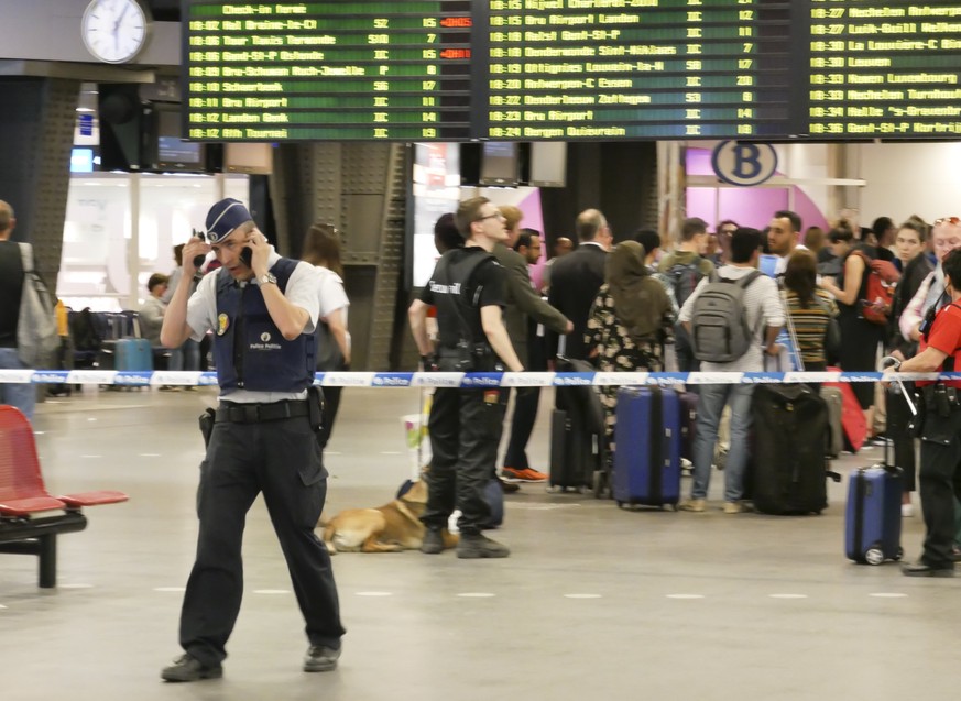Der Bahnhof Midi in Brüssel (Archivfoto) ist nach den Attentaten von 2016 streng gesichert worden.