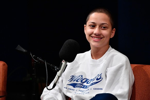WASHINGTON, DC - MARCH 23: Dan Rather hosts a SiriusXM Roundtable Special Event with Parkland, Florida, Marjory Stoneman Douglas High School Students and activists Emma Gonzalez (pictured), David Hogg ...