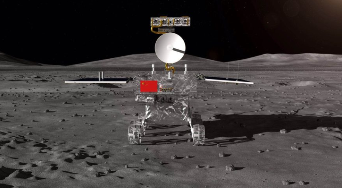 Präsentation des Landemoduls "Chang'e 4" im August.