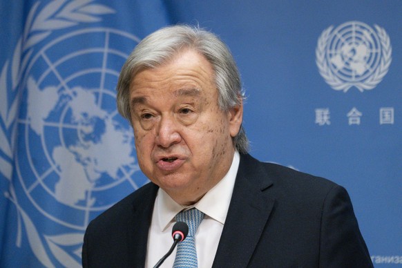 UN-Generalsekretär António Guterres kritisierte die Angriffe auf Dnipro hart.