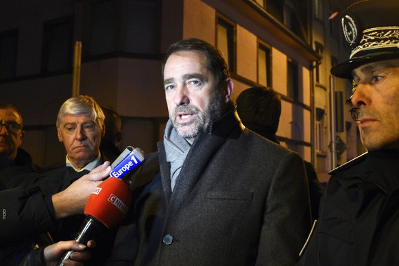 Cherif Chekatt, the Strasbourg terrorist, was killed by police in the Neudorf district on 13 December 2018. Press conference by the Minister of the Interior Christophe Castaner at the place where the ...