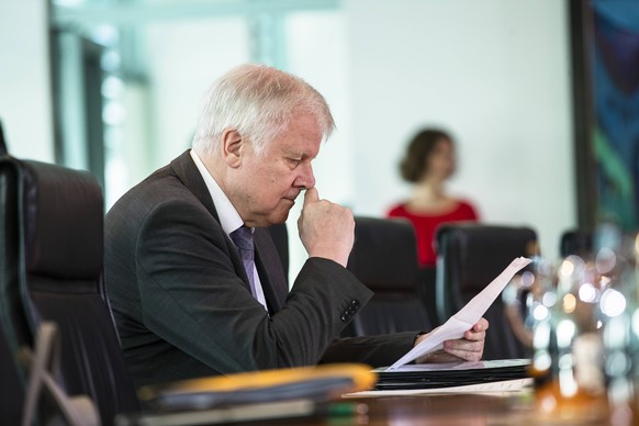 News Bilder des Tages Inneminister Horst Seehofer vor der woechentlichen Kabinettsitzung im Kanzleramt in Berlin am 29. Mai 2019 Kabinettsitzung der Bundesregierung *** Minister of the Interior Horst  ...