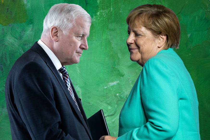 Horst Seehofer und Angela Merkel. 