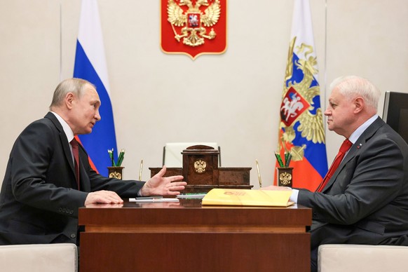 Putin und Mironow in Moskau