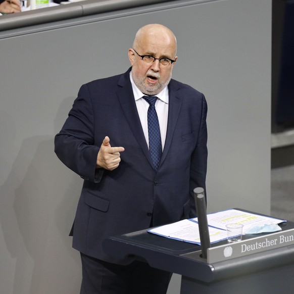 Jürgen Pohl in der 202. Sitzung des Deutschen Bundestages im Reichstagsgebäude. Berlin, 17.12.2020
