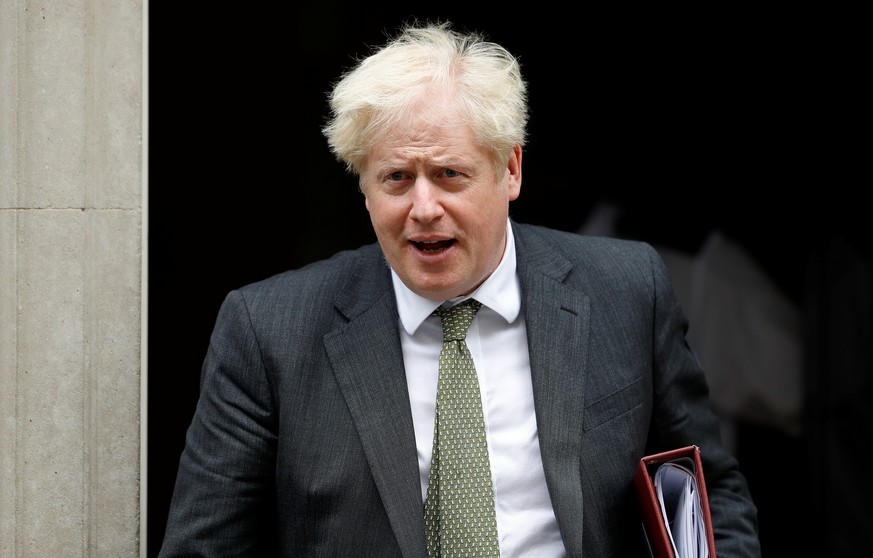 Britain's Prime Minister Boris Johnson leaves Downing Street in London, Britain September 23, 2020. REUTERS/Peter Nicholls