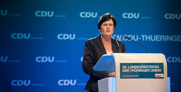 Christine Lieberknecht war von 2009 bis 2014 Ministerpräsidentin von Thüringen