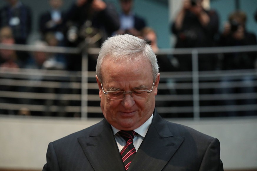 BERLIN, GERMANY - JANUARY 19: Martin Winterkorn, former CEO of German automaker Volkswagen AG, arrives to testify at the Bundestag commission investigating the Volkswagen diesel emissions scandal on J ...