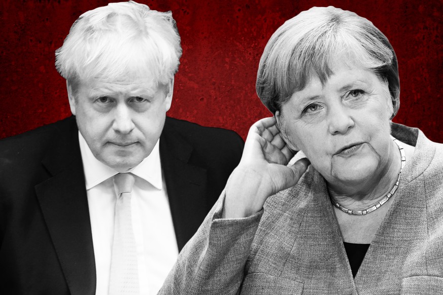 Boris Johnson und Angela Merkel hatten offenbar ein schwieriges Telefonat. 