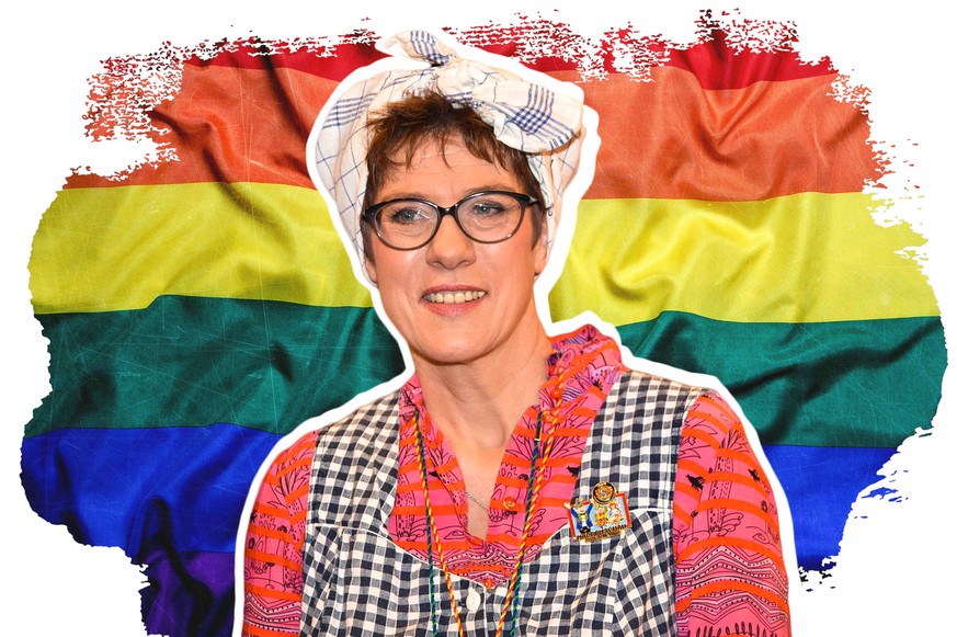 AKKs Haltung zu LGBTI-Themen ist mehr, als ein Fastnachts-Witz.