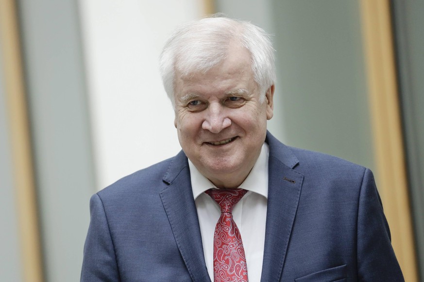 09.07.2020, Berlin, Deutschland - Pressekonferenz: Verfassungsschutzbericht 2019. Foto: Bundesinnenminister Horst Seehofer, CSU. *** 09 07 2020, Berlin, Germany Press conference Constitutional Protect ...