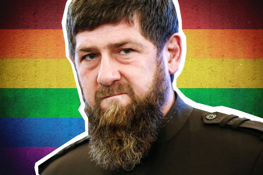 Tschetscheniens Präsident Ramsan Kadyrow behauptet, in seinem Land gebe es keine Schwulen.