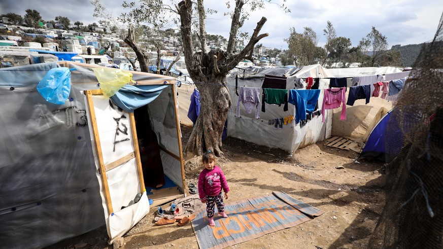 Das Flüchtlingscamp Moria auf Lesbos