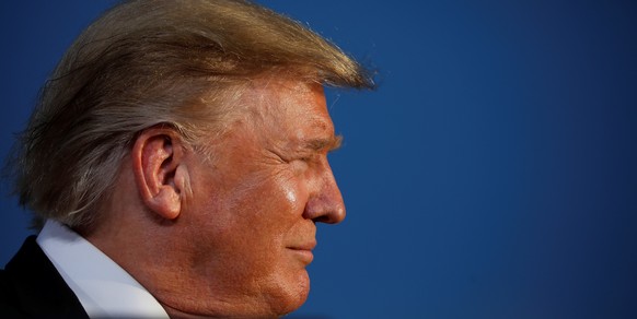 U.S. President Donald Trump addresses a Trump 2020 re-election campaign rally in Montoursville, Pennsylvania, U.S. May 20, 2019. REUTERS/Carlos Barria