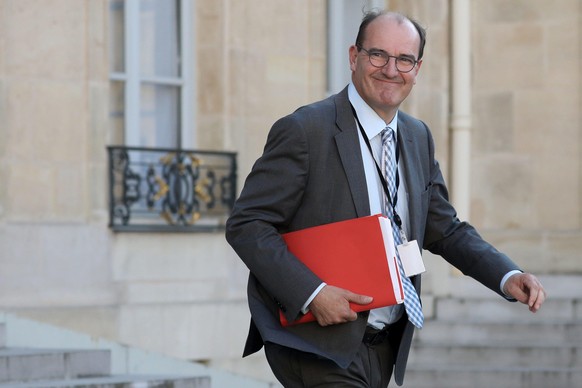 03.07.2020, Frankreich, Paris: @ Pool/ Stephane Lemouton/Maxppp,
Le 03/07 Macron nomme Jean Castex Premier ministre 
ARCHIVES



Jean Castex choosen as the new french Prime Minister by Emmanuel Macron ...