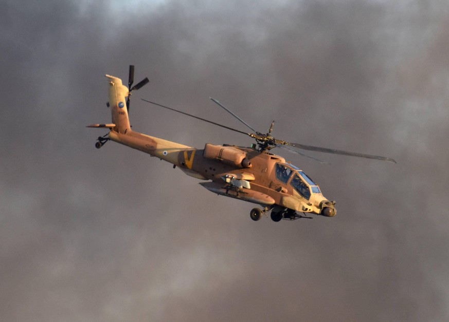 Ein israelischer Militärhubschrauber.