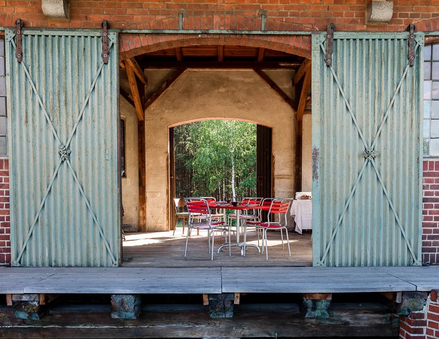 Auch das ist Brandenburg: Ein Café im Klasdorfer Bahnhof.