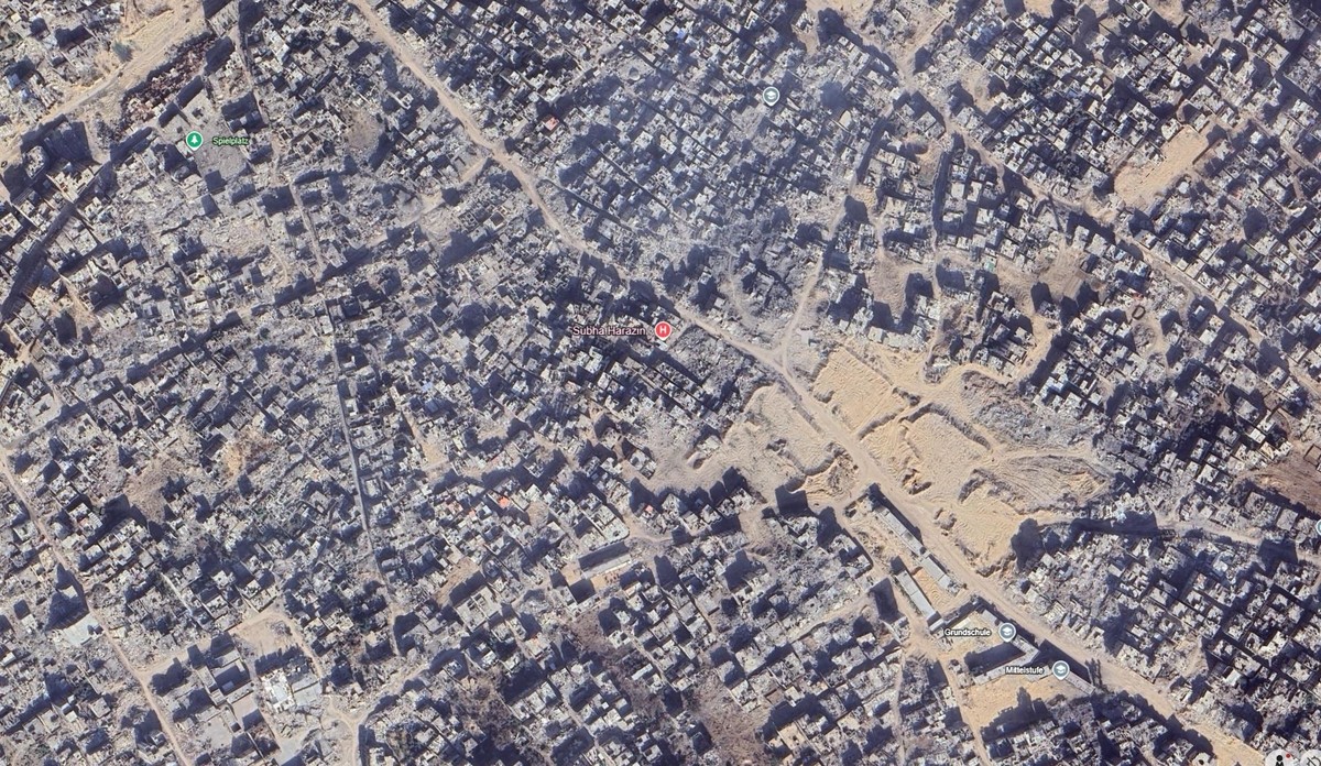 Google Earth Gaza Dezember 2024