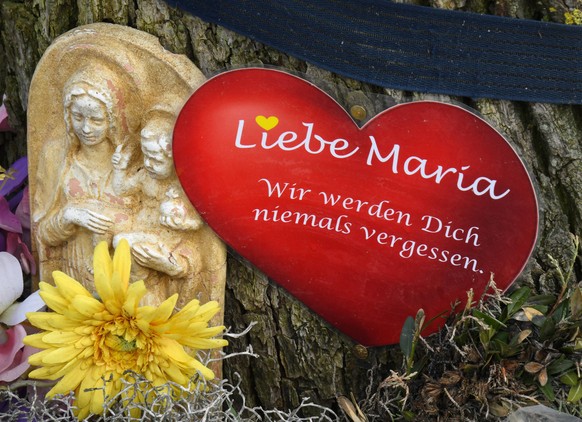 Erinnerung an die ermordete Maria.