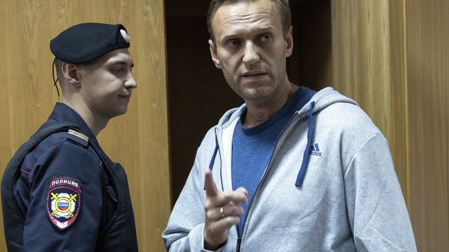 Alexej Nawalny (r.) gilt als einer der schärfsten Kritiker der russischen Regierung.