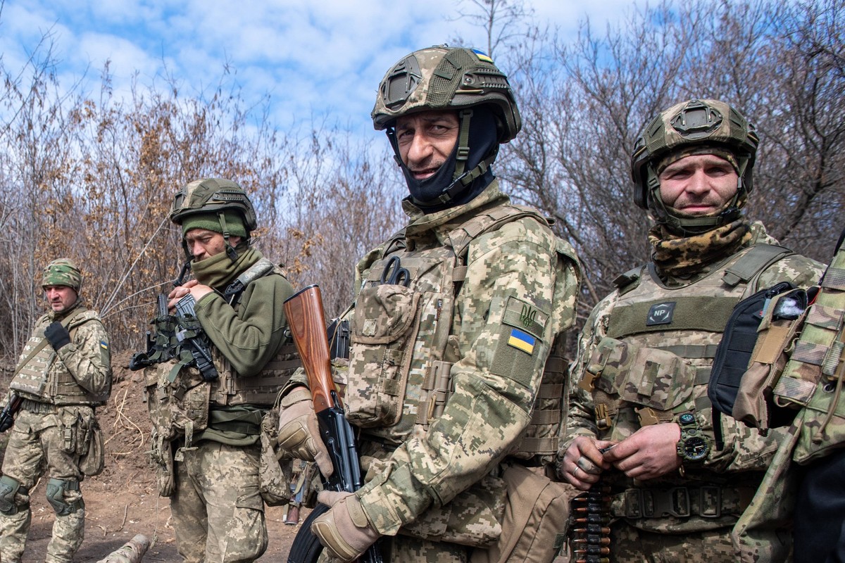 March 20, 2025, London, Donbas, Ukraine: Soldiers from the Special Purpose Battalion Shkval, part of Ukraine