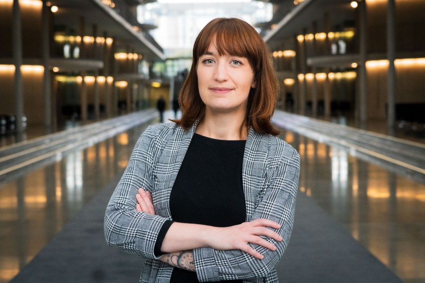 Heidi Reichinnek ist Vorsitzende der Gruppe der Linken im Bundestag