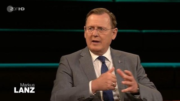 Ministerpräsident Bodo Ramelow im ZDF-Studio.