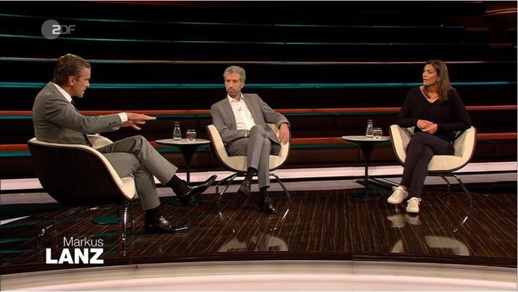 Markus Lanz im Gespräch mit Virologin Melanie Brinkmann und dem Tübinger Oberbürgermeister Boris Palmer.