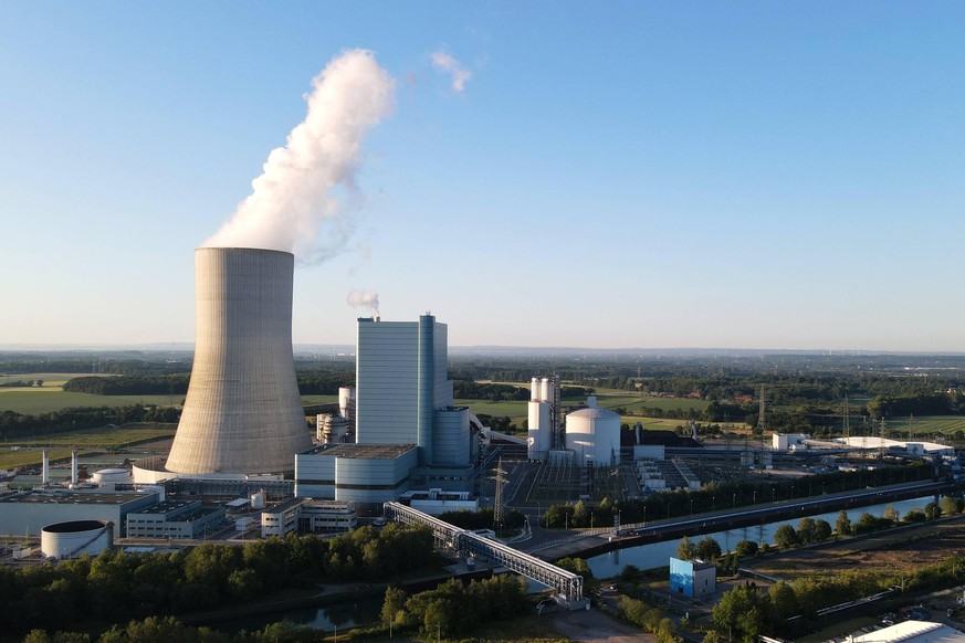 Protestaktion am Kohlekraftwerk Datteln IV Wirtschaft: Energie, Umwelt, Protestaktion vor dem Gel
